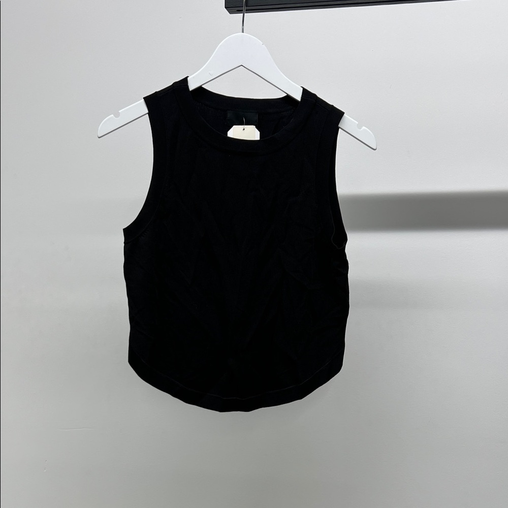 INTERMIX Black Stretch Tank Top